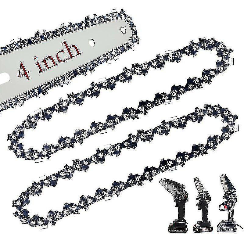 2 Pack 4 Inch Mini Chainsaw Chains Replacement Chains