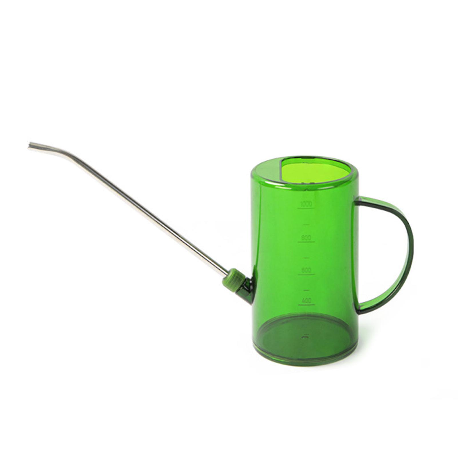 1l/1.5l Clear Plastic Watering Can Garden Plants Small Clear Watering Can For Indoor Outdoor Plants