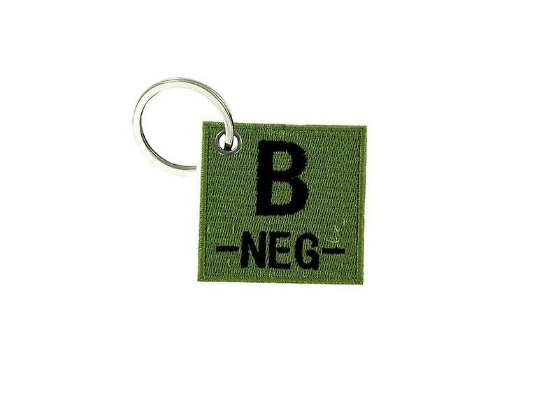 Cle Cles Key Brode Patch Ecusson Moral Group Military Blood Group B- Kaki