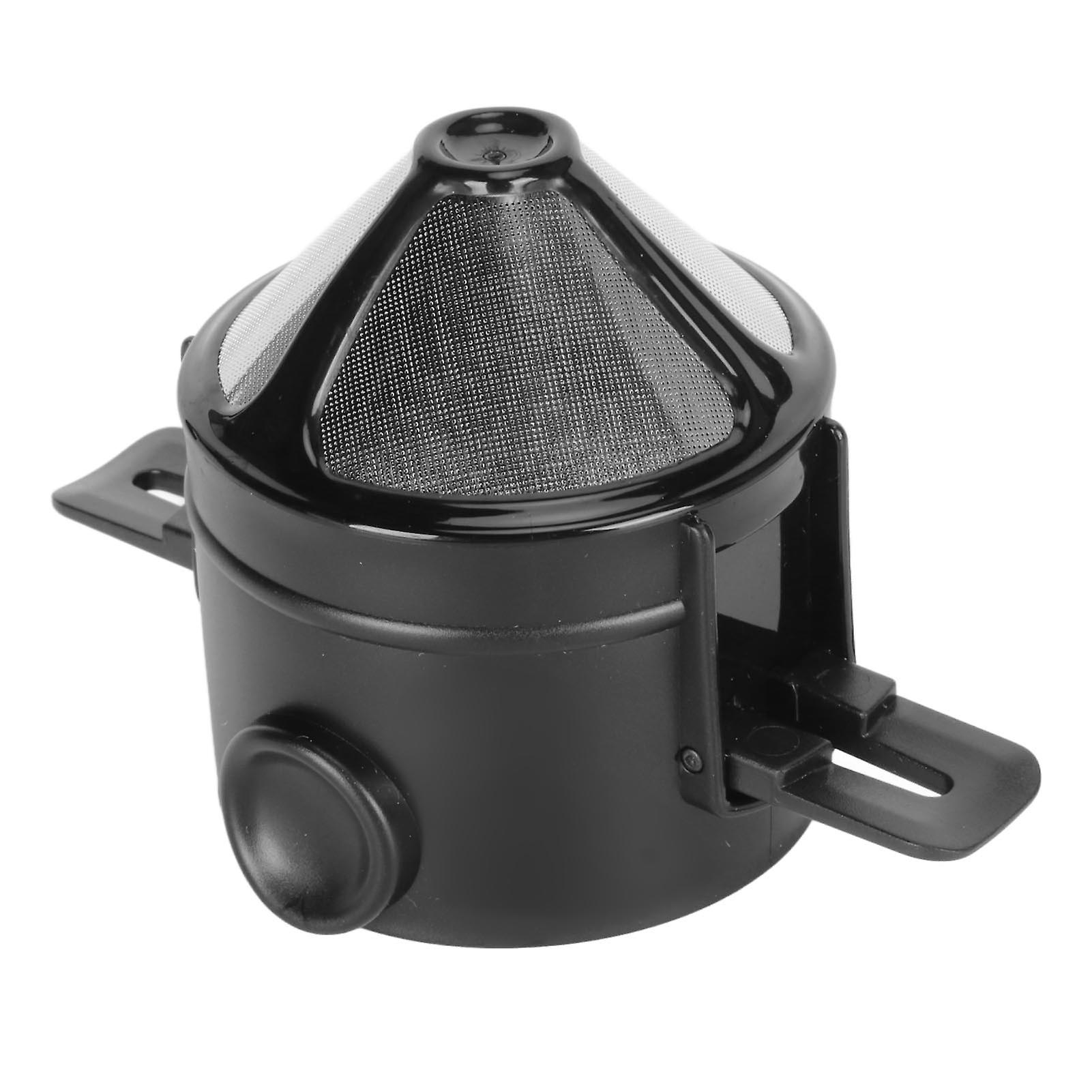 Cafetera de vertido de acero inoxidable reutilizable 7.5x7.4x7cm