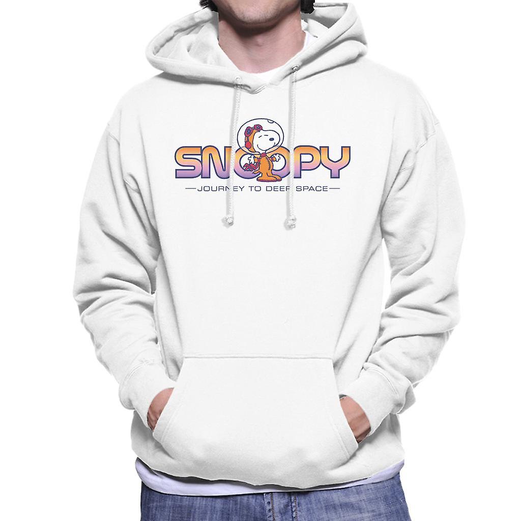 Peanuts Snoopy Journey To Deep Space Men's Hooded Sweatshirt