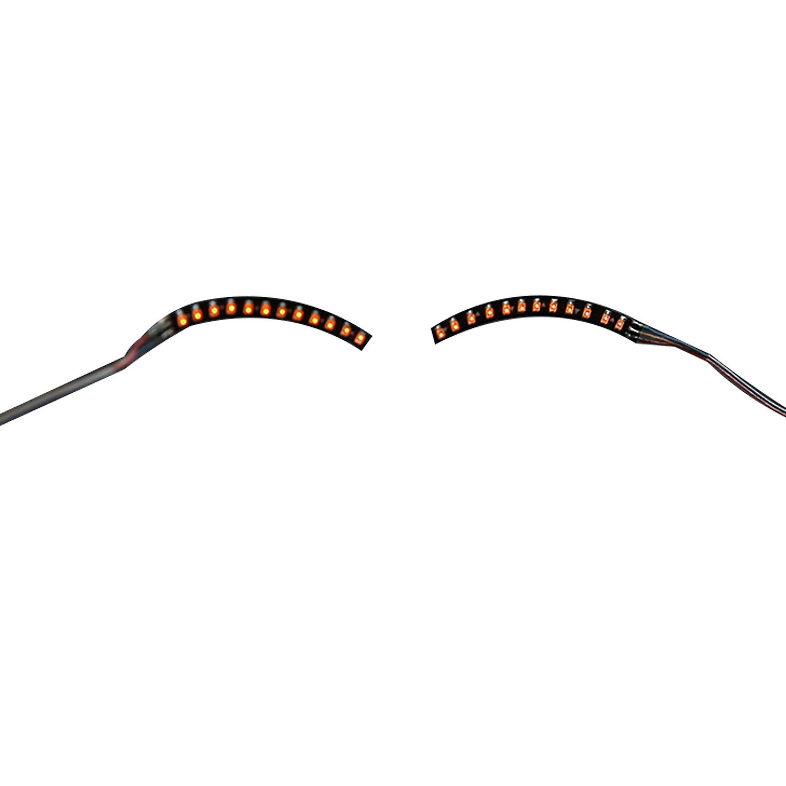 LED False Eyelashes, Lightweight, Stylish, Reliable, and Bright, for Parties, Bars, Disco, Halloween, Orange