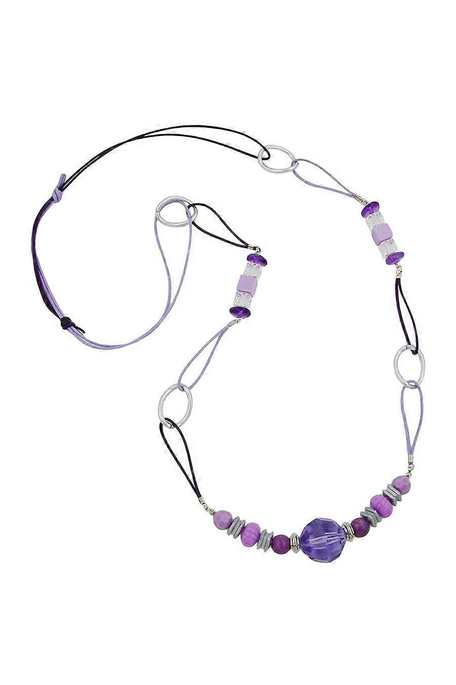 Necklace Brown Beads 100cm - Gl02596