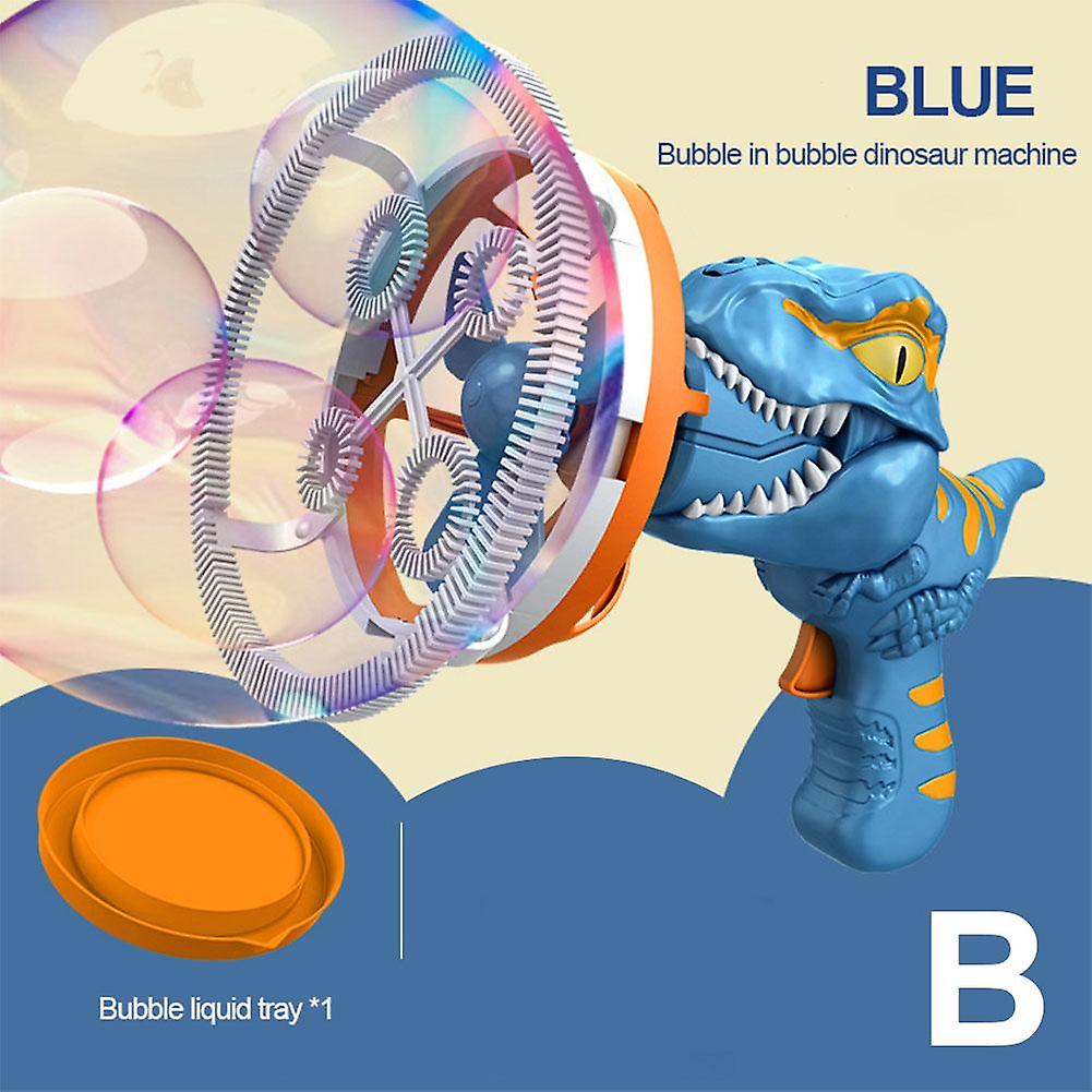 Dinosaur Bubbles Guns Machine Bubble Blower leketøy for barnas moro