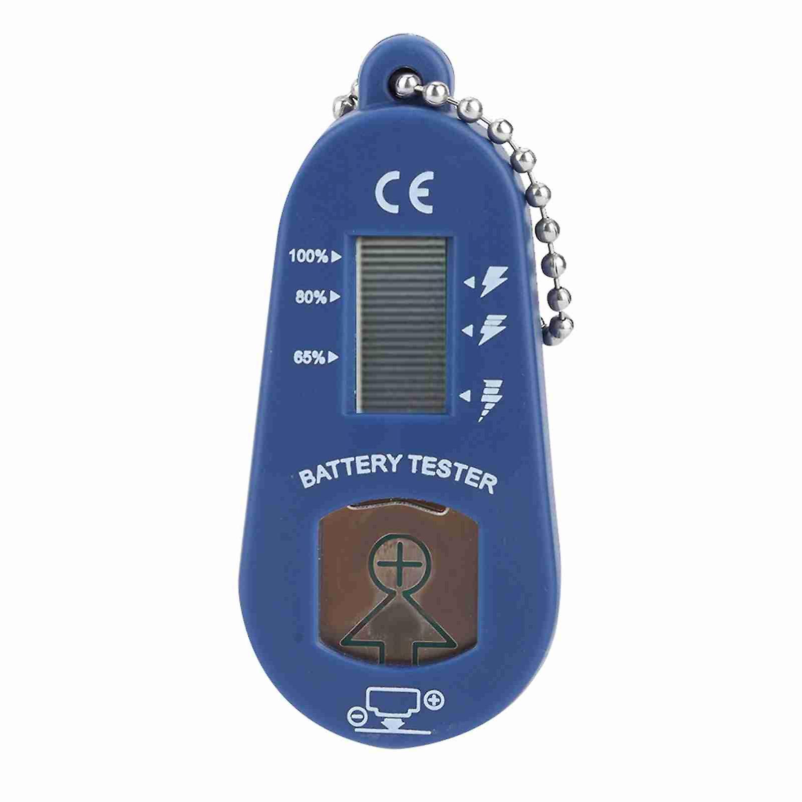 Testeur de piles pour appareils tifs, écran LCD, porte-clés, appareil de mesure de piles