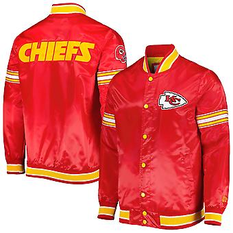 Men´s Kansas City Chiefs Nfl Red Satin Full-snap...