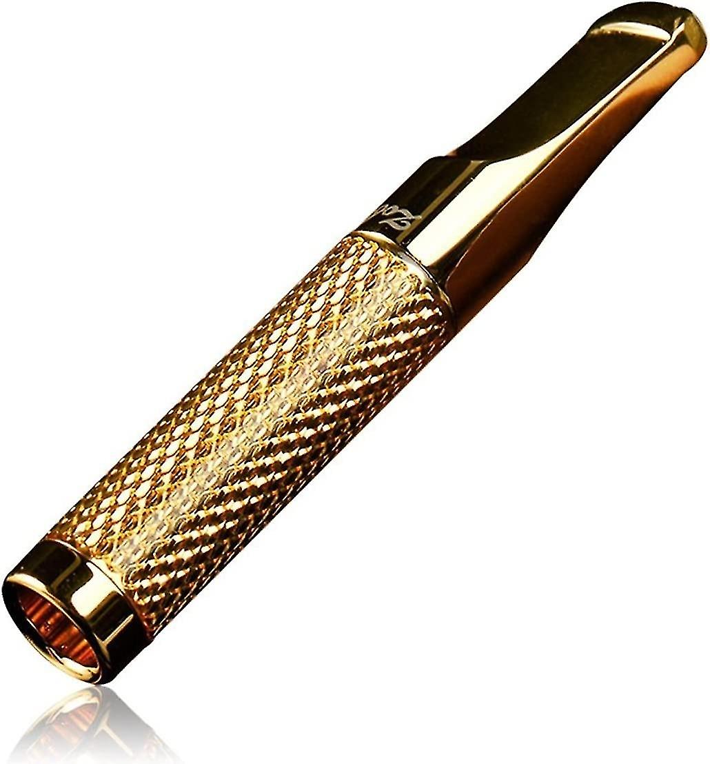 24k Gold Plated Clean Filter Cigarette Filter Smoke Tobacco Filter Clean Reusable Tobacco Filter Cak