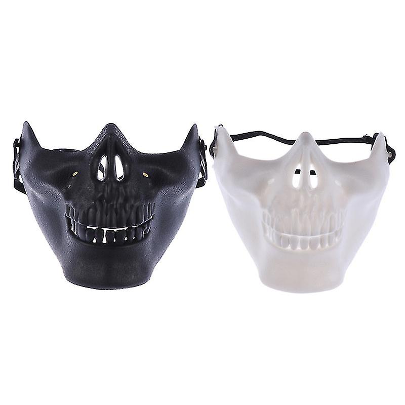 2pcs Halloween Skeleton Mask For Halloween Decor