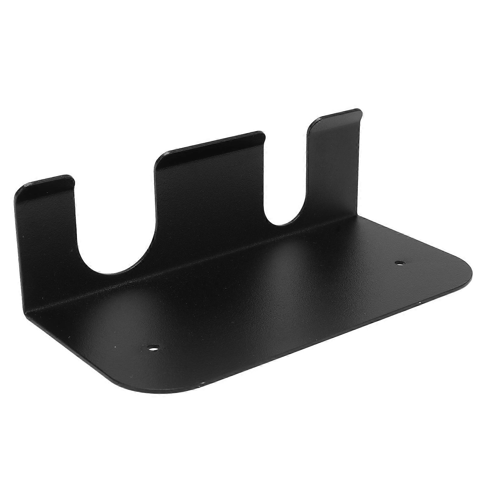 Coffee Bottomless Handle Ear Bracket Space Saving Universal Portafilter Handle Hanger with Adhesive for Coffee Machine Black 