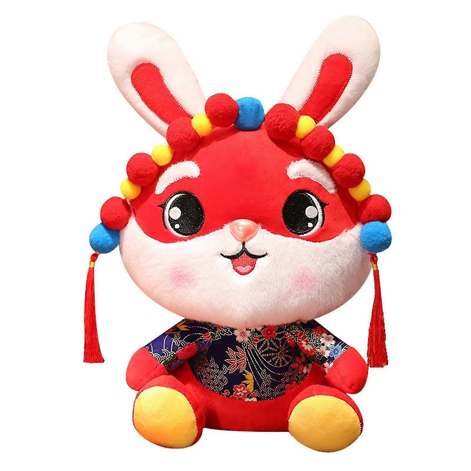 Rabbit Mascot Plush Toy New Year Decoration Doll