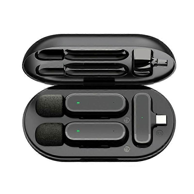K63 One To Two  Wireless Lavalier Microphone ,Spec: Type-C Interface K63 One To Two  Type-C Interface