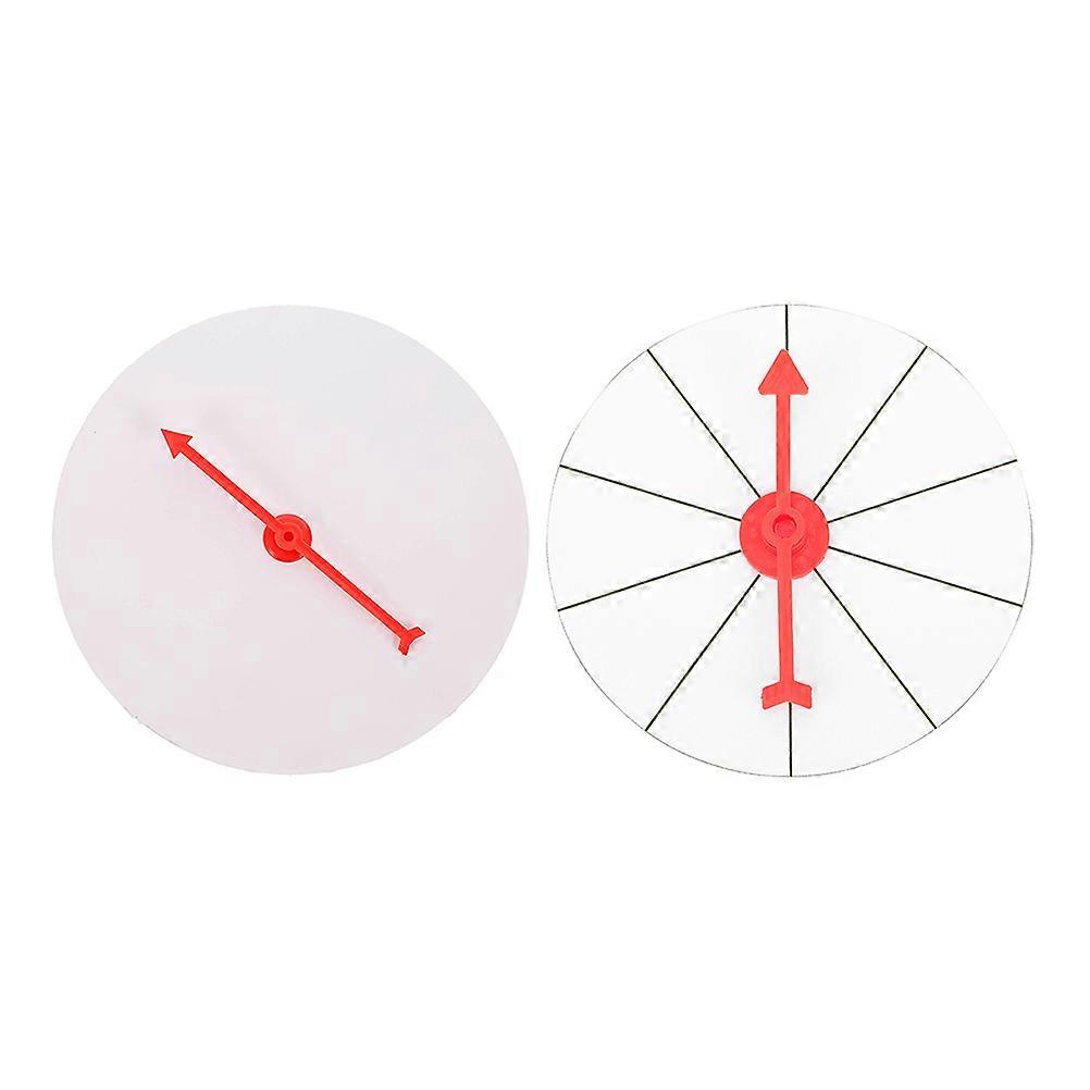 2pcs Game Wheel Lottery Turntable DIY Draw Game Table Turntable Fortune Wheel