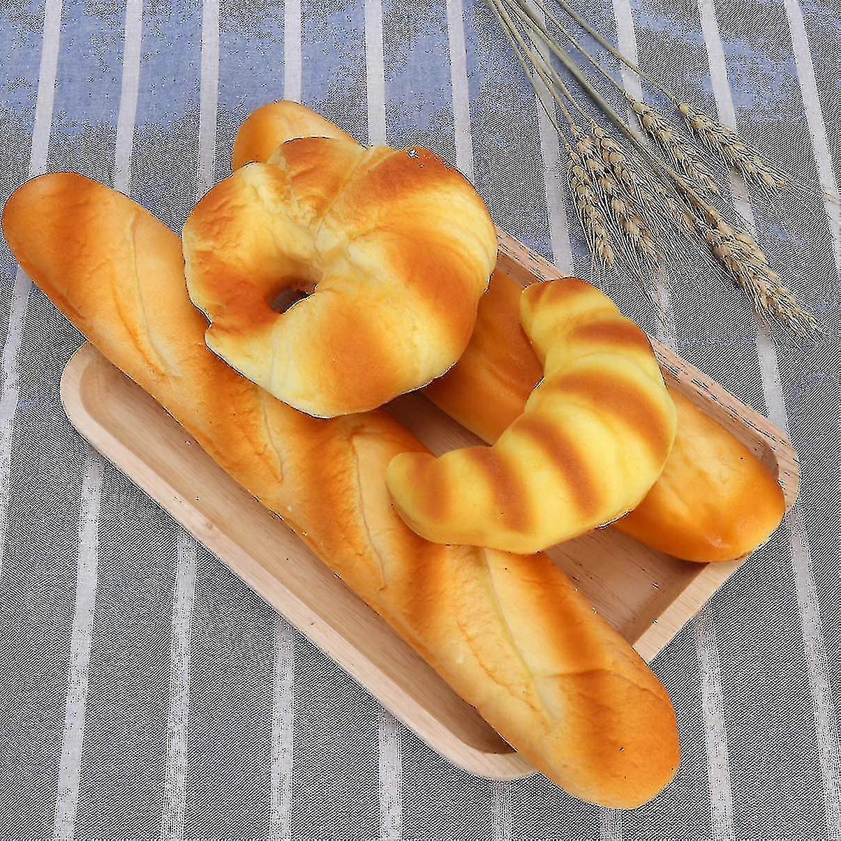 Künstliche Croissants Dekoration - Realistische Fake Bread Modelle 7,9x13cm