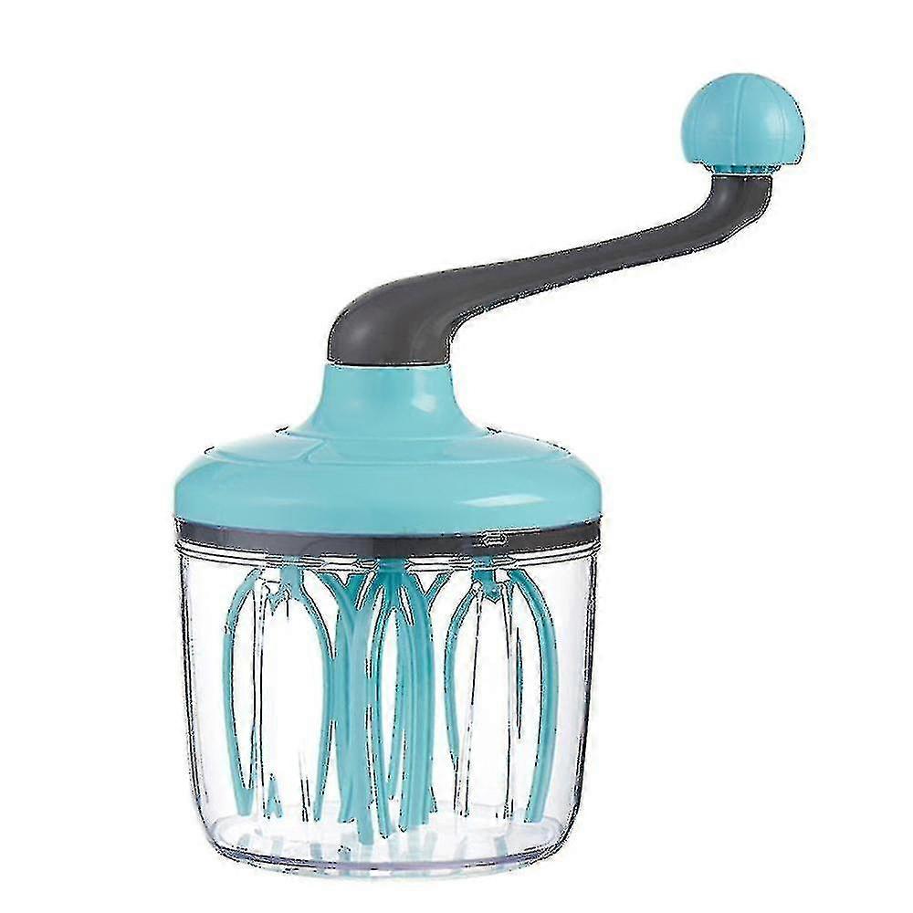 Egg Whisk &separators Plastic Hand Crank Push Whisk Blender voor thuis - Veelzijdig gereedschap voor eierklopper