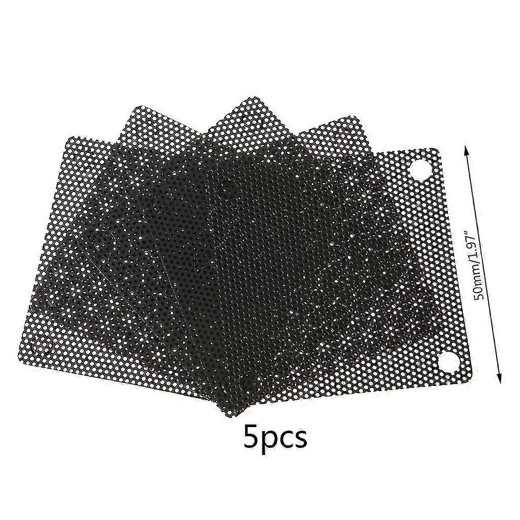 Cuttable Computer Dust Filter Mesh Black PC for Case Fan Cooler Dustproof Cover