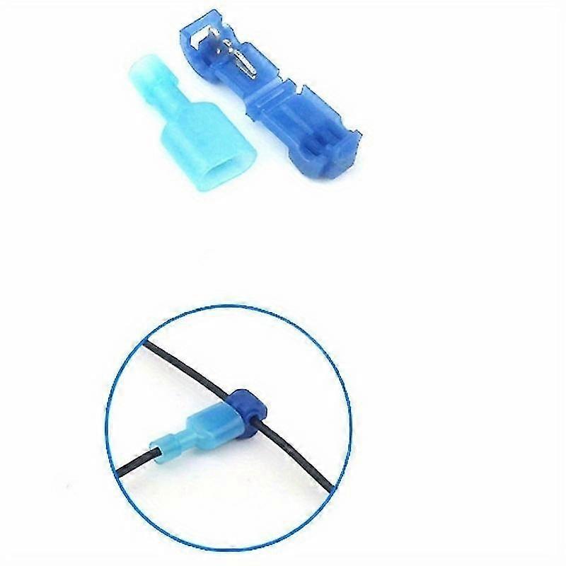 50pcs 25sets Insulated Fast Electrical Connector Curly Terminal for Secure Negative Terminal Connections