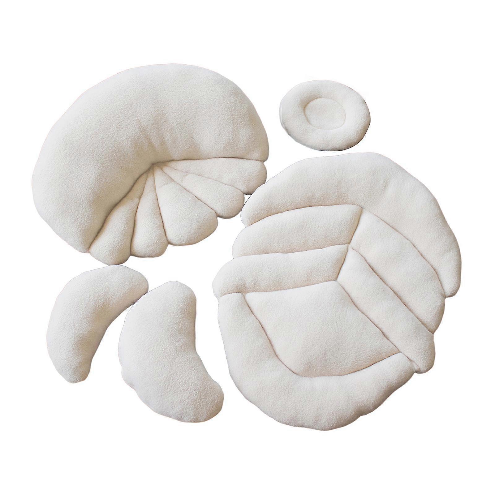 5x אביזר צילום תינוקות סטודיו מושב תינוק רך אביזרי צילום לתינוקות לבן