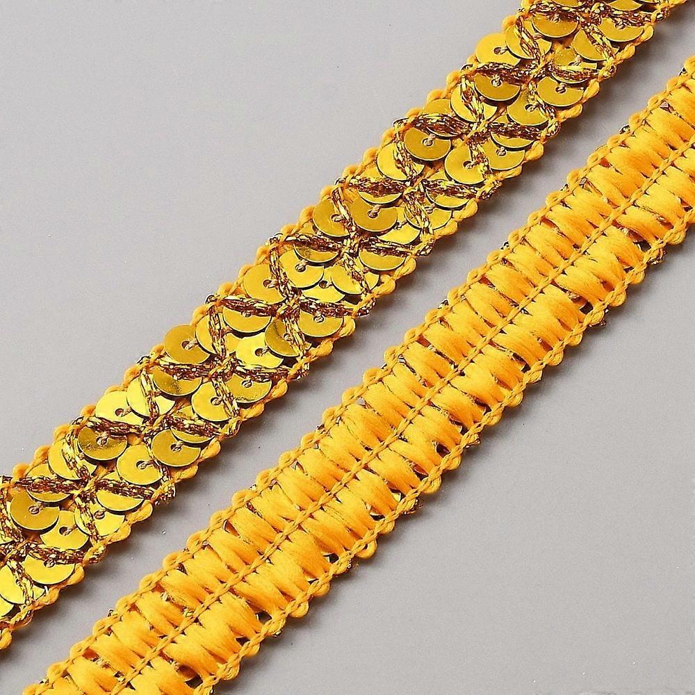Ethnic Style Embroidery Polyester Ribbons Jacquard Ribbon Garment Accessories Floral Pattern Red 1-1/4 inch(33mm) about 7.44 Yards(6.8m)/Bundle
