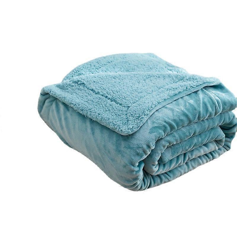 Super Soft Berber Fleece Blanket Double Thick Flannel Blanket