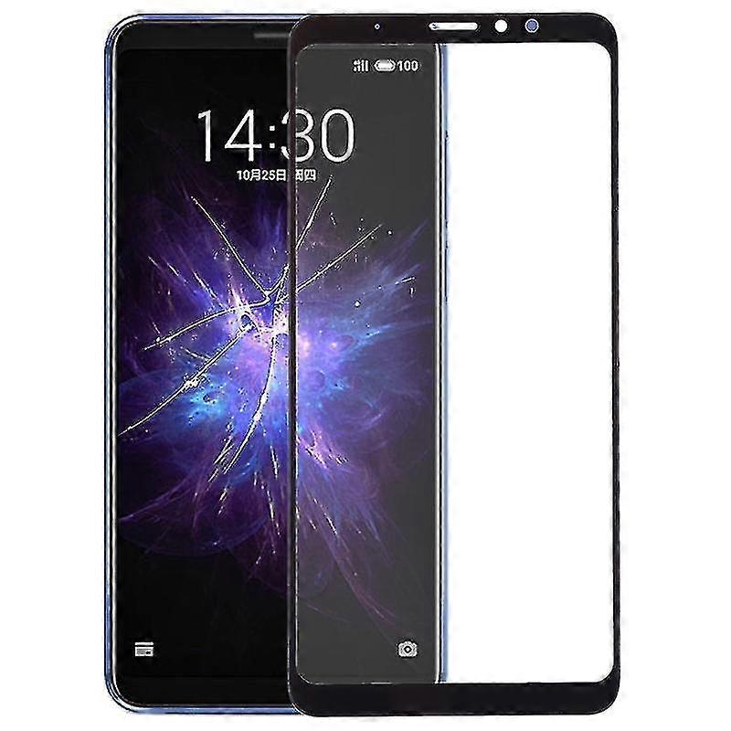 front screen outer glass lens for meizu note 8 (black)