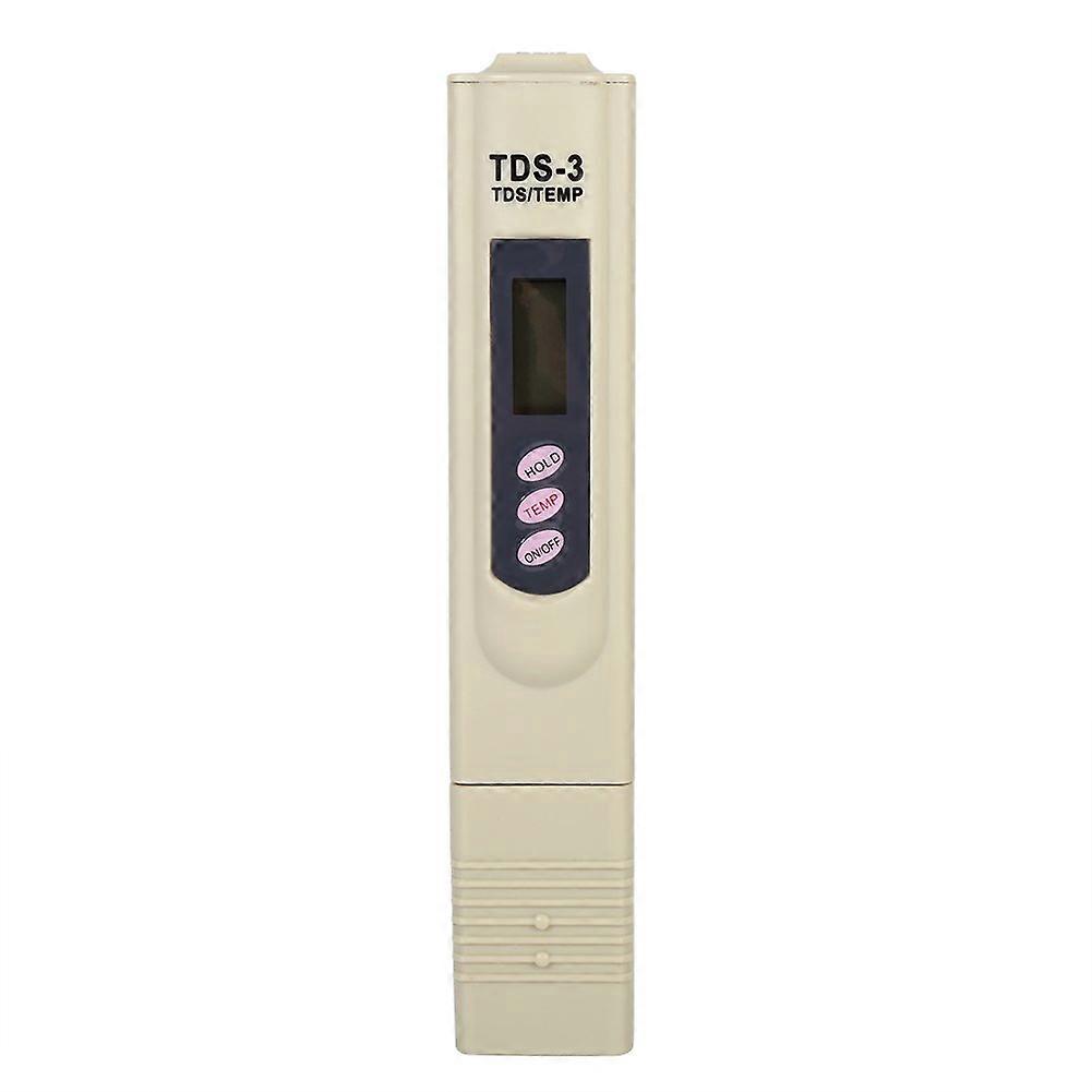 Digital TDS Meter Water Quality Test Pen 0-9990PPM Mini Portable Water Quality Monitoring Analyzer for Drinking Water Pool Aquarium Aquaculture
