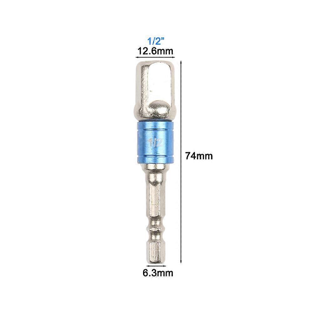 1/4 3/8 1/2 Bit Set Shank Drill Socket Adapter for Impact Driver with Hex Shank to Square Socket Drill Bits Bar ExtensionTools