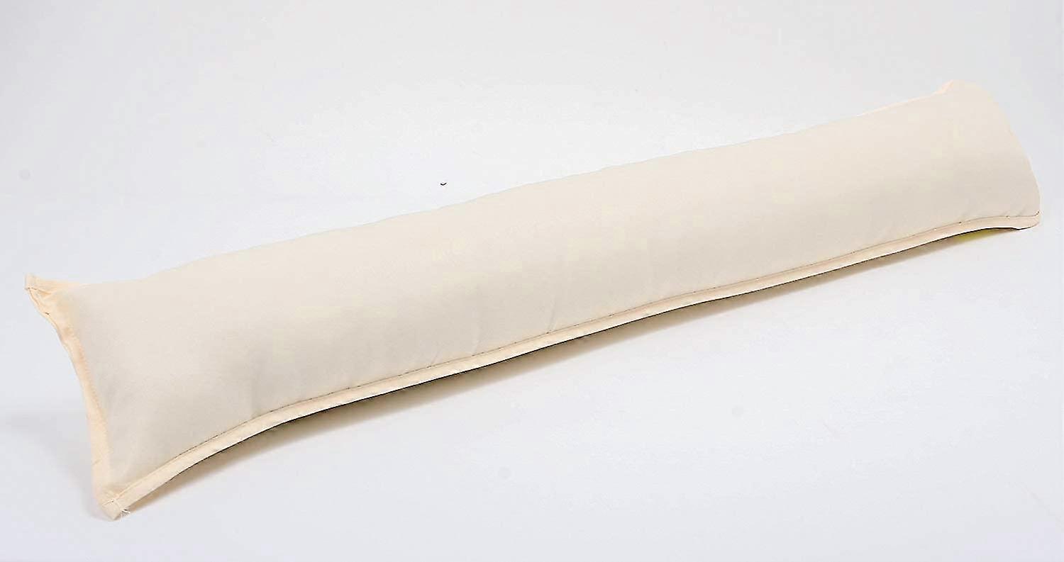 Plain Fabric Draught Excluder Decorative Door Or Window Draft Guard, Energy Saver