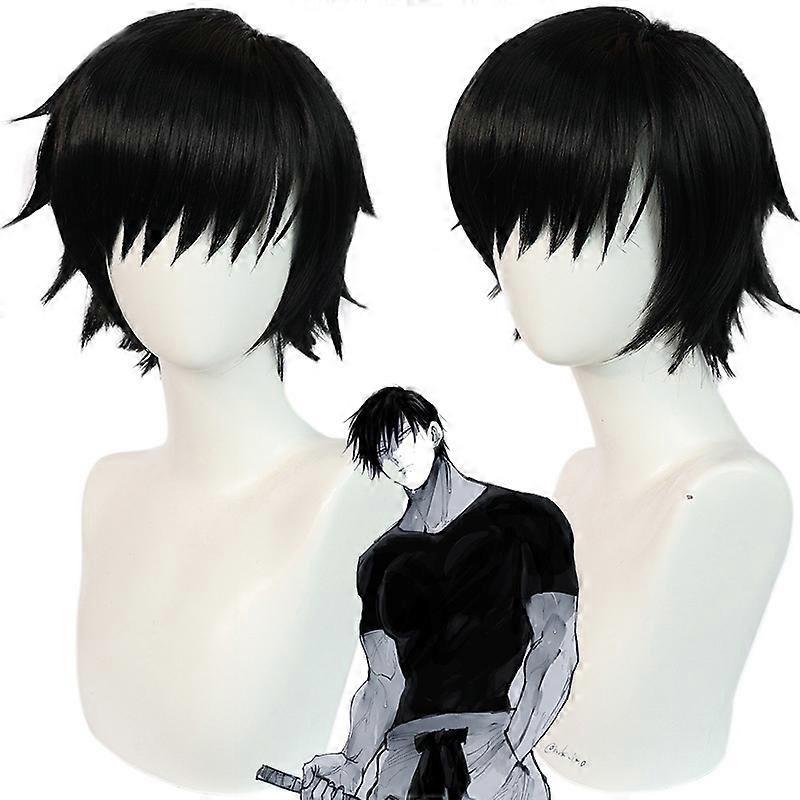 애니메이션 Jujutsu Kaisen Fushiguro Toji 코스프레 Aldult 유니섹스 팬츠 가발 할로윈 카니발 파티 레이브 의상