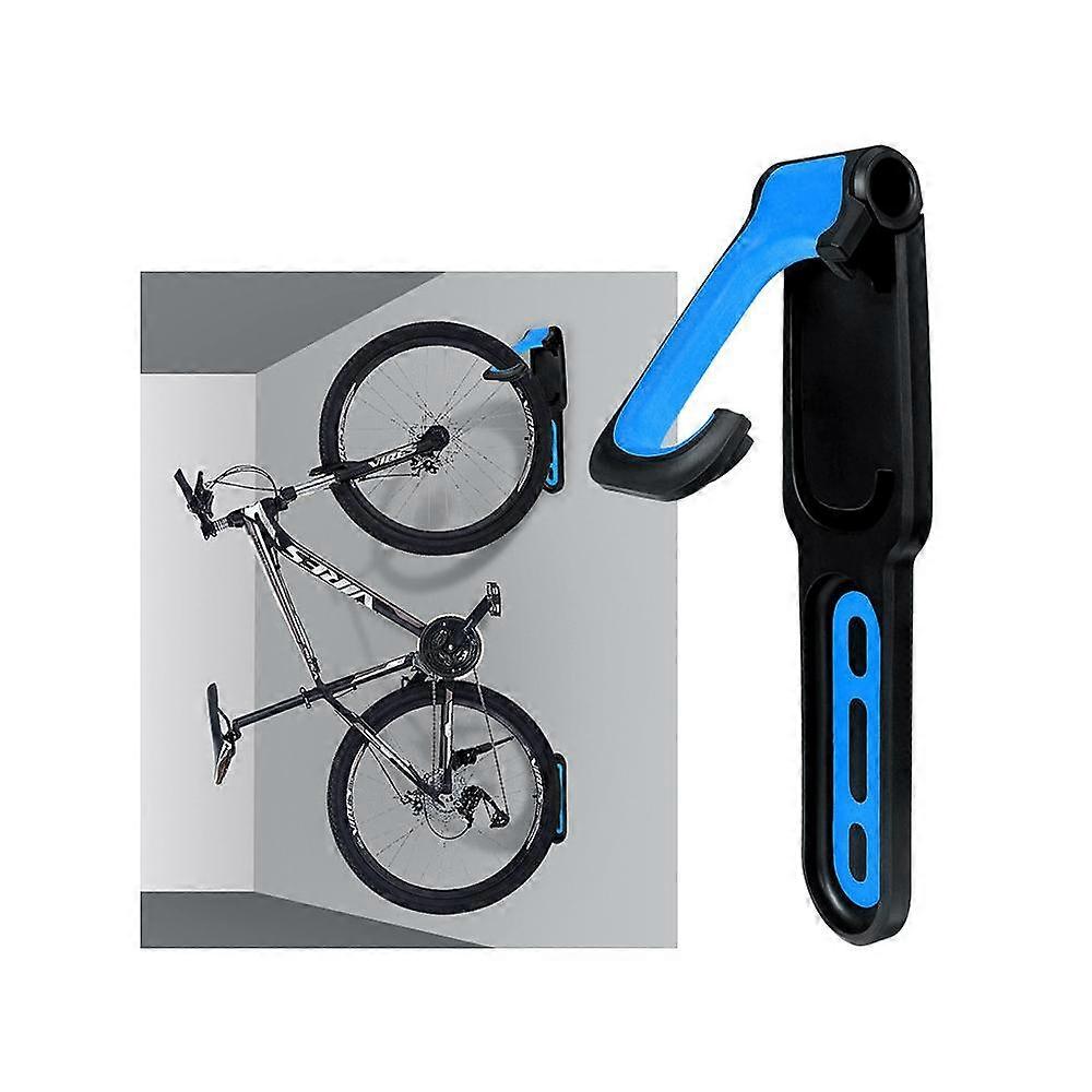 Blue Universal Foldable Bicycle Wall Hook Az14861