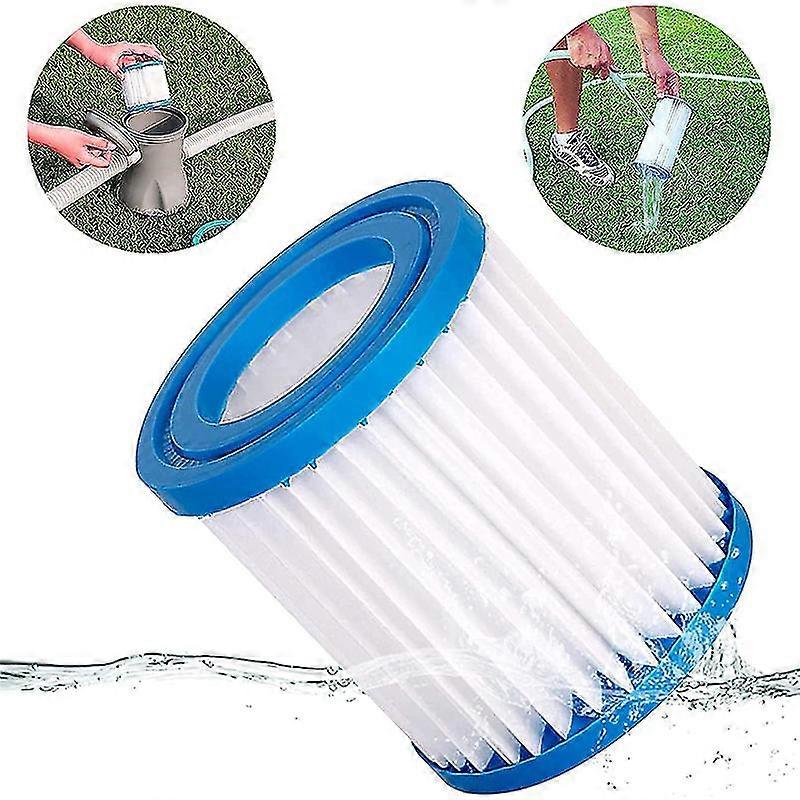 Above Ground Pool Filter Pump Electric Pool Circulating Cleaner Reusable Swimming Pool Filter Device