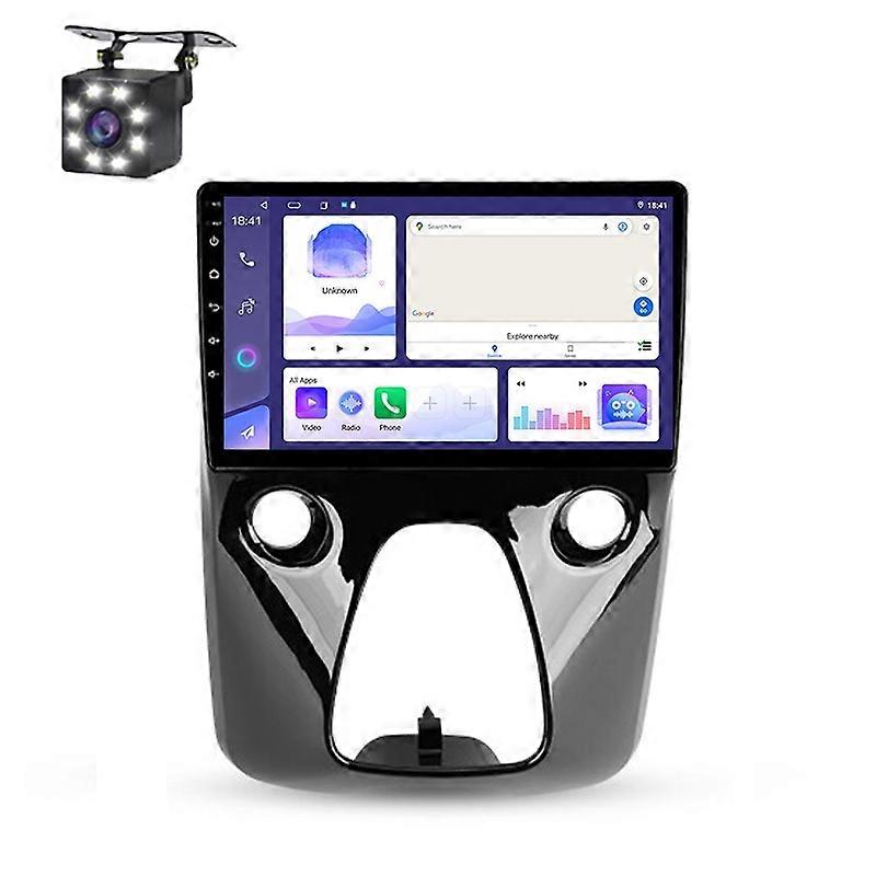 Android 14 Car Radio For Toyota Aygo Peugeot 108 Citroen C1 2016-2020 Auto Multimedia Player