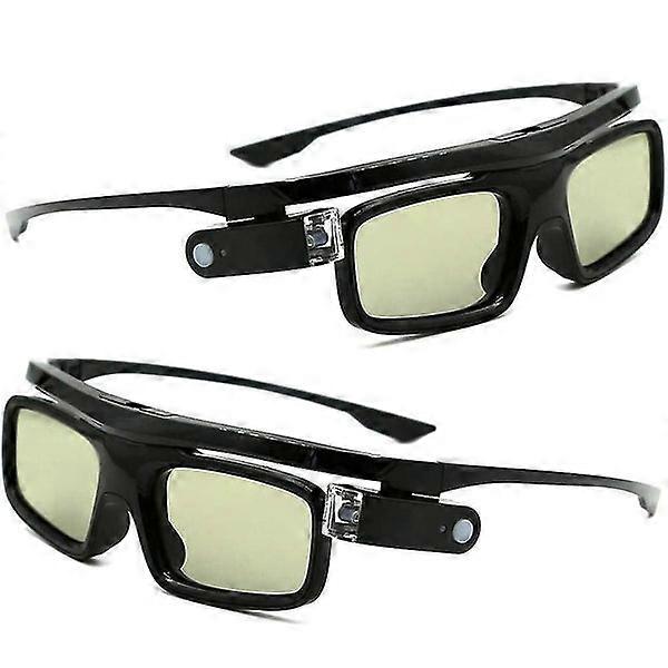Active Shutter Rechargeable 3D Glasses for 3D Projectors