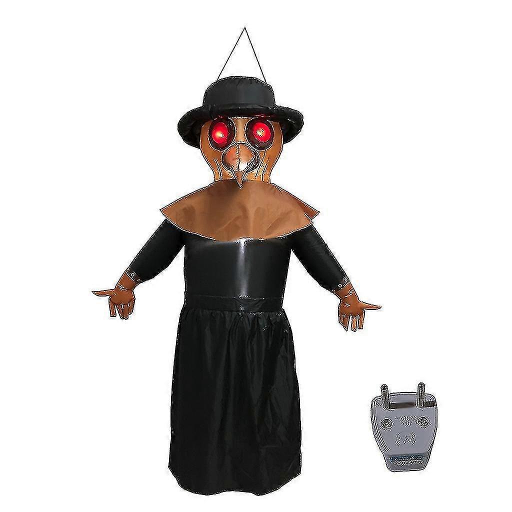 Red Eye Ghost Bird Inflatable Model Halloween Party Decorations For Yard Garden