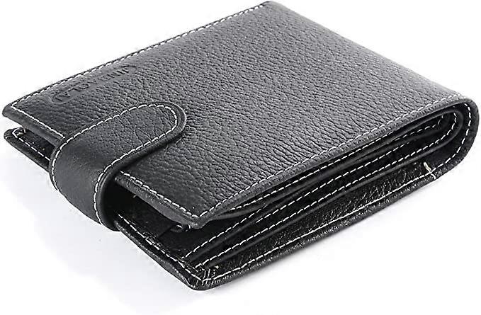 ZK-Brand New Mens Leather Wallet Credit Card Folding Card Identity Wallet Wallet