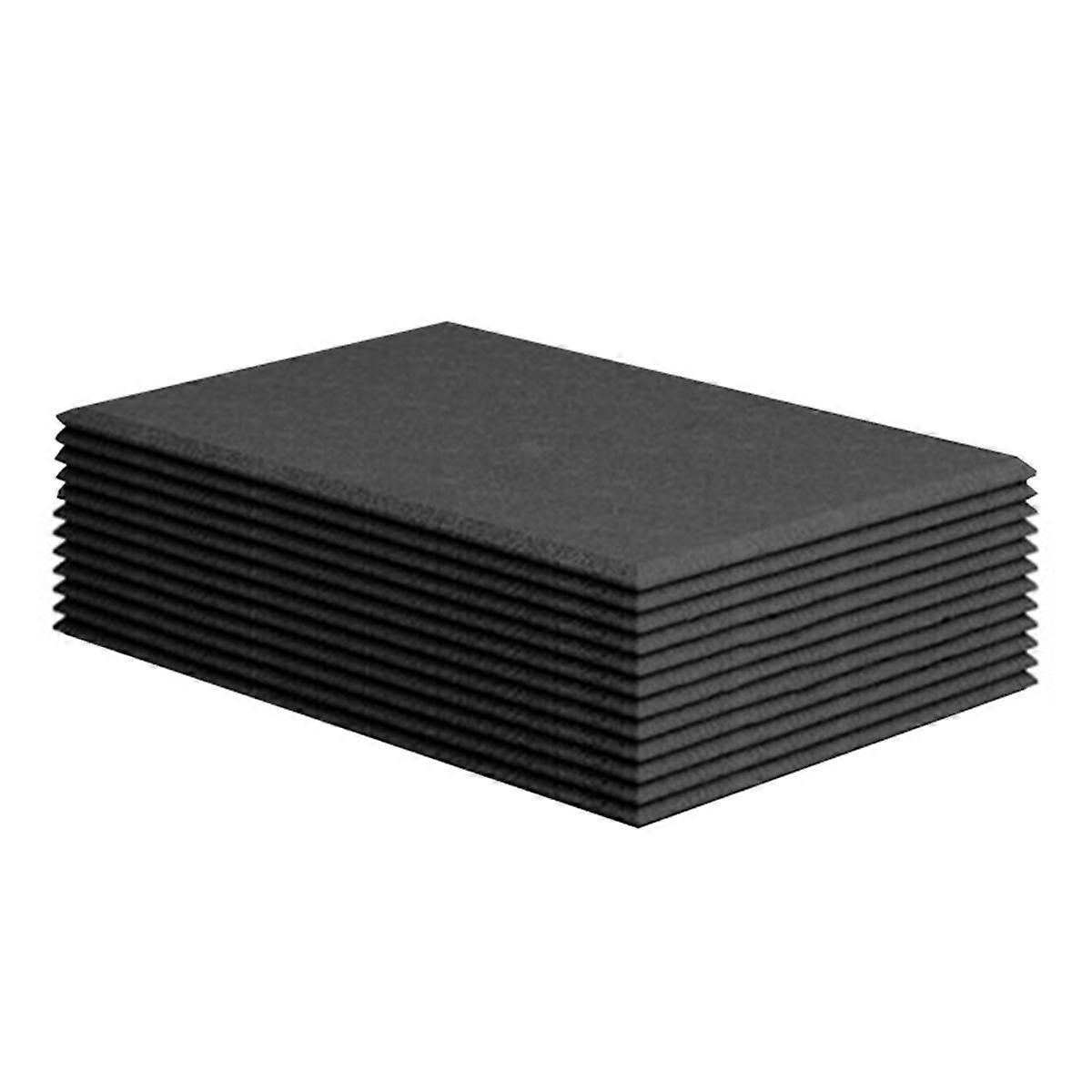 12Pack Self-Adhesive Acoustic Panels,Sound Proof Foam Panels, High Density Soundproofing Wall Panel