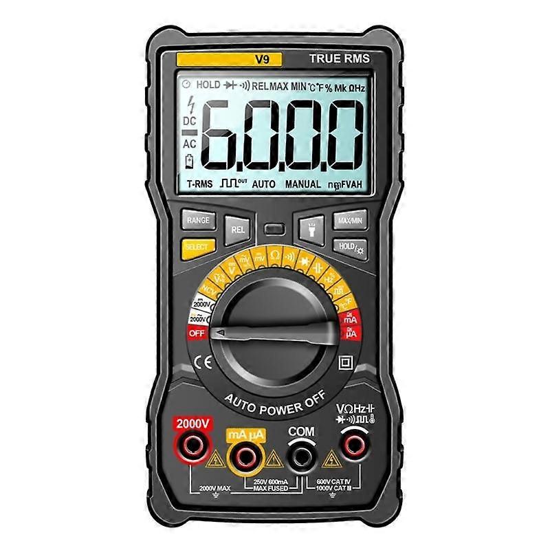 Digital Voltmeter Ammeter Ohmmeter Multimeter Volt-AC-DC Tester Meter