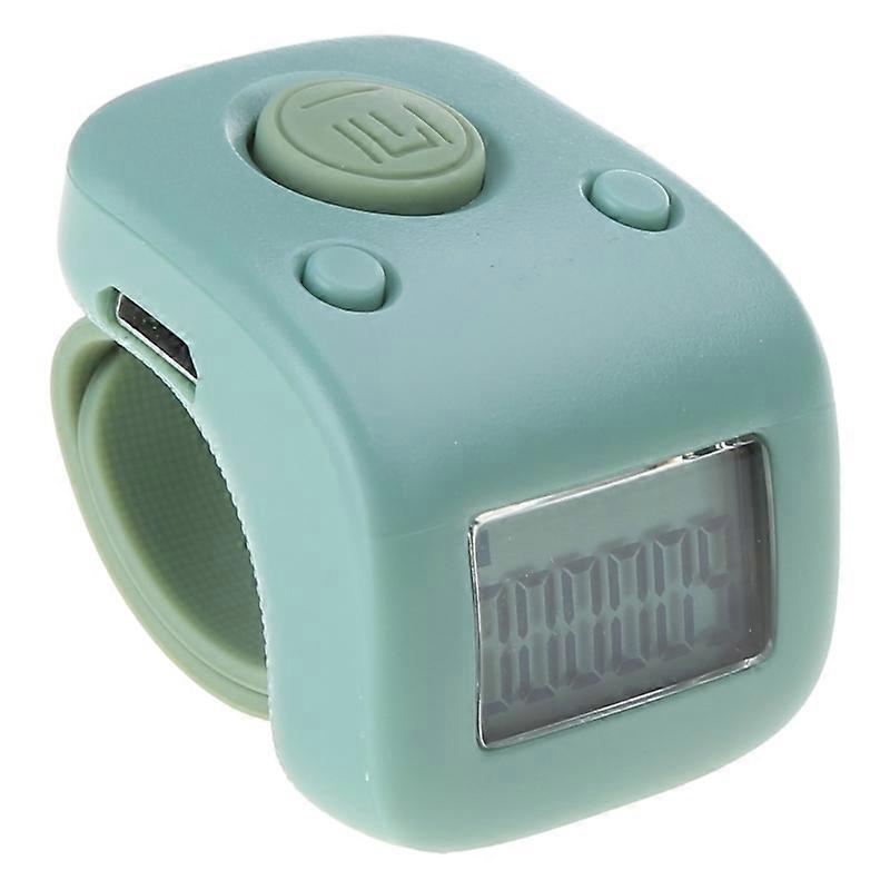 Digital LCD Finger Ring Tally Counter 6 Digit Buddha Beads 6 Channel Counting