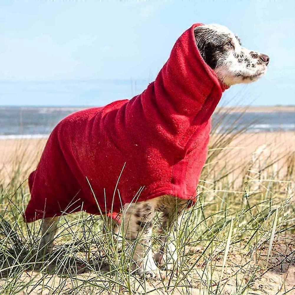 Adjustable Bathrobe In Dog Or Cat Microfiber - Quick Drying - Fast Drying - Super Absorbent - Quick Drying