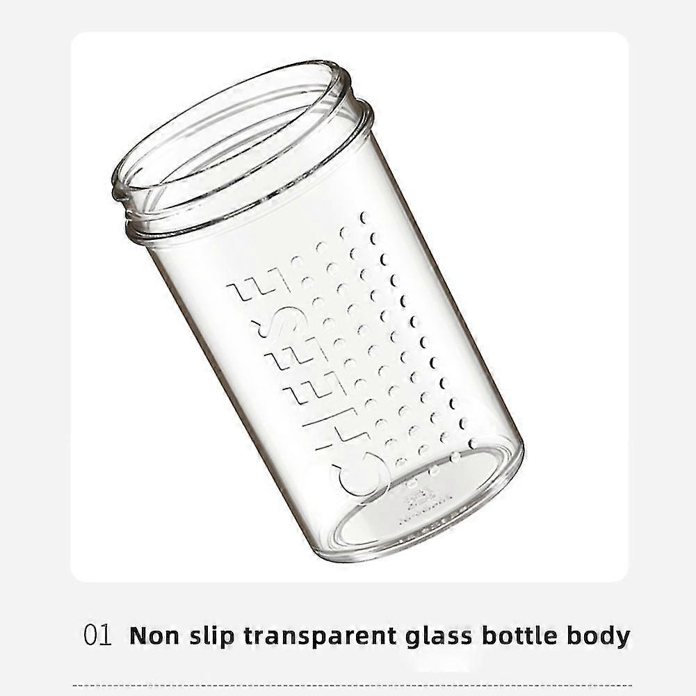 6 oz Swirl Glass Shaker, Chrome Plated Steel Slotted Top (12 per pack