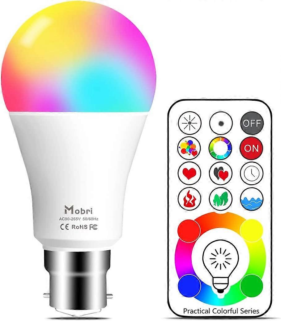 1 Pack LED Colour Changing Light Bulbs with Remote Control