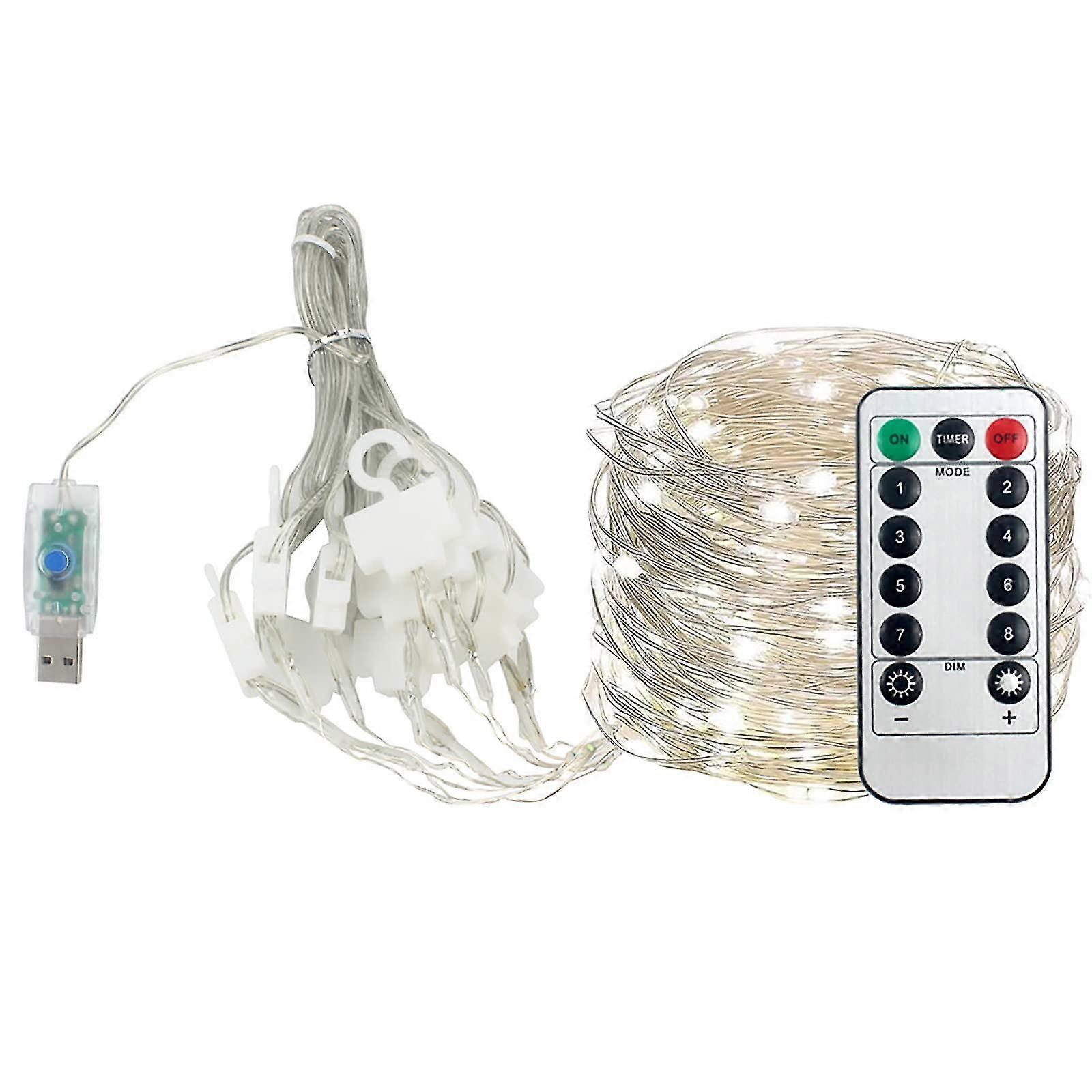 Led Light Strings With Remote Control Ip44 Waterproof