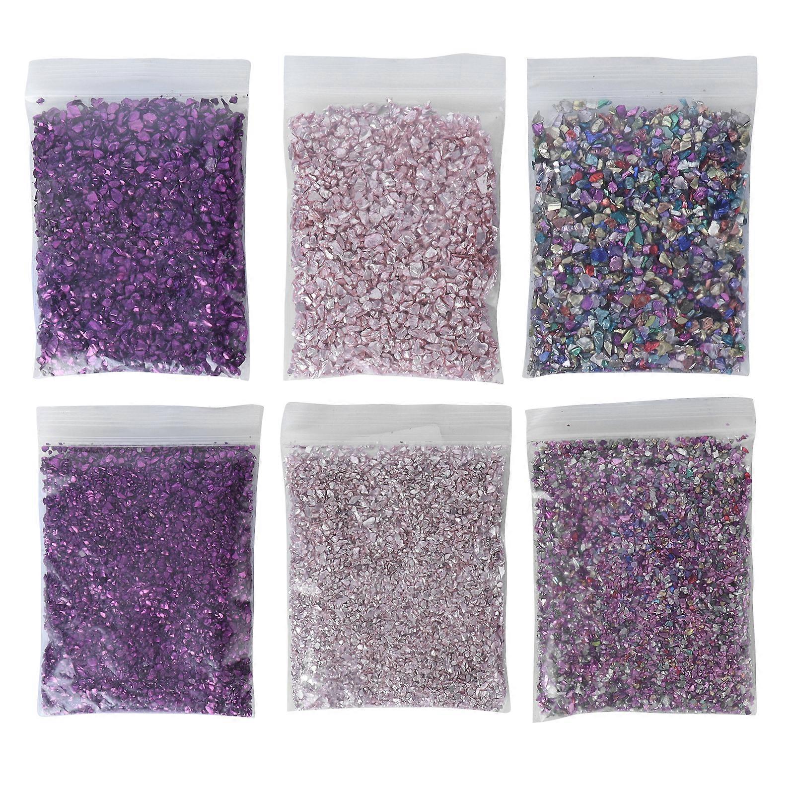 Crushed Glass Shining DIY Irregular Glass Chips Filler Glitter Craft Resin Decoration