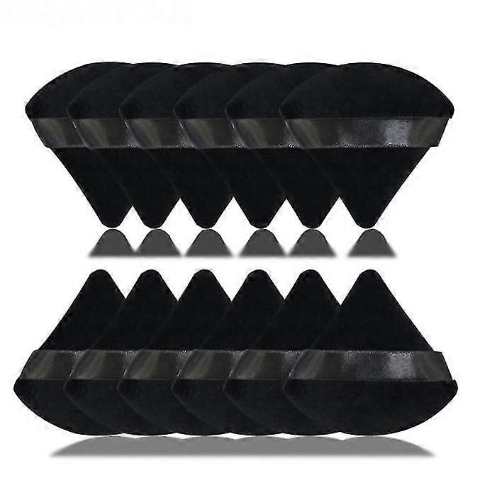 12 Pieces Powder Puff Face Triangle Makeup Puff