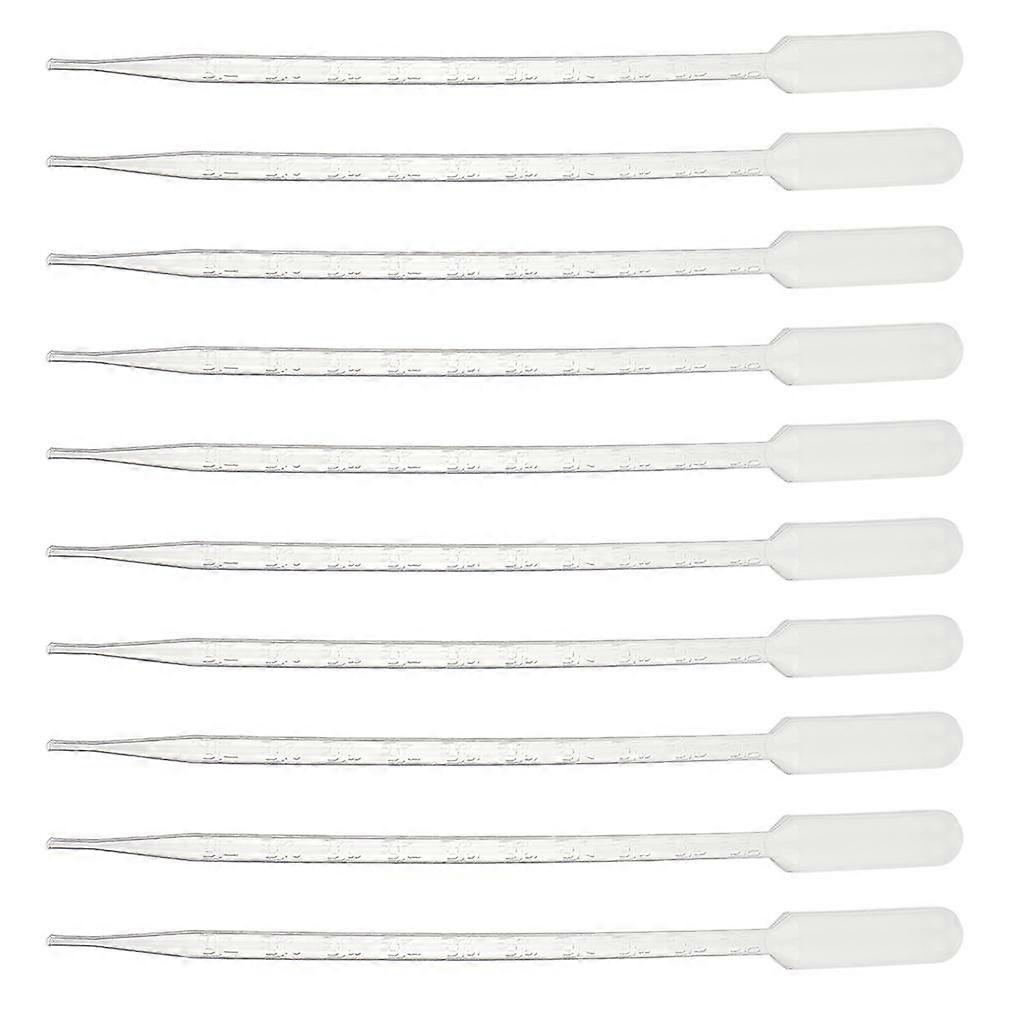 10pcs 10ml Precise Graduated Liquid Transfer Pipettes.