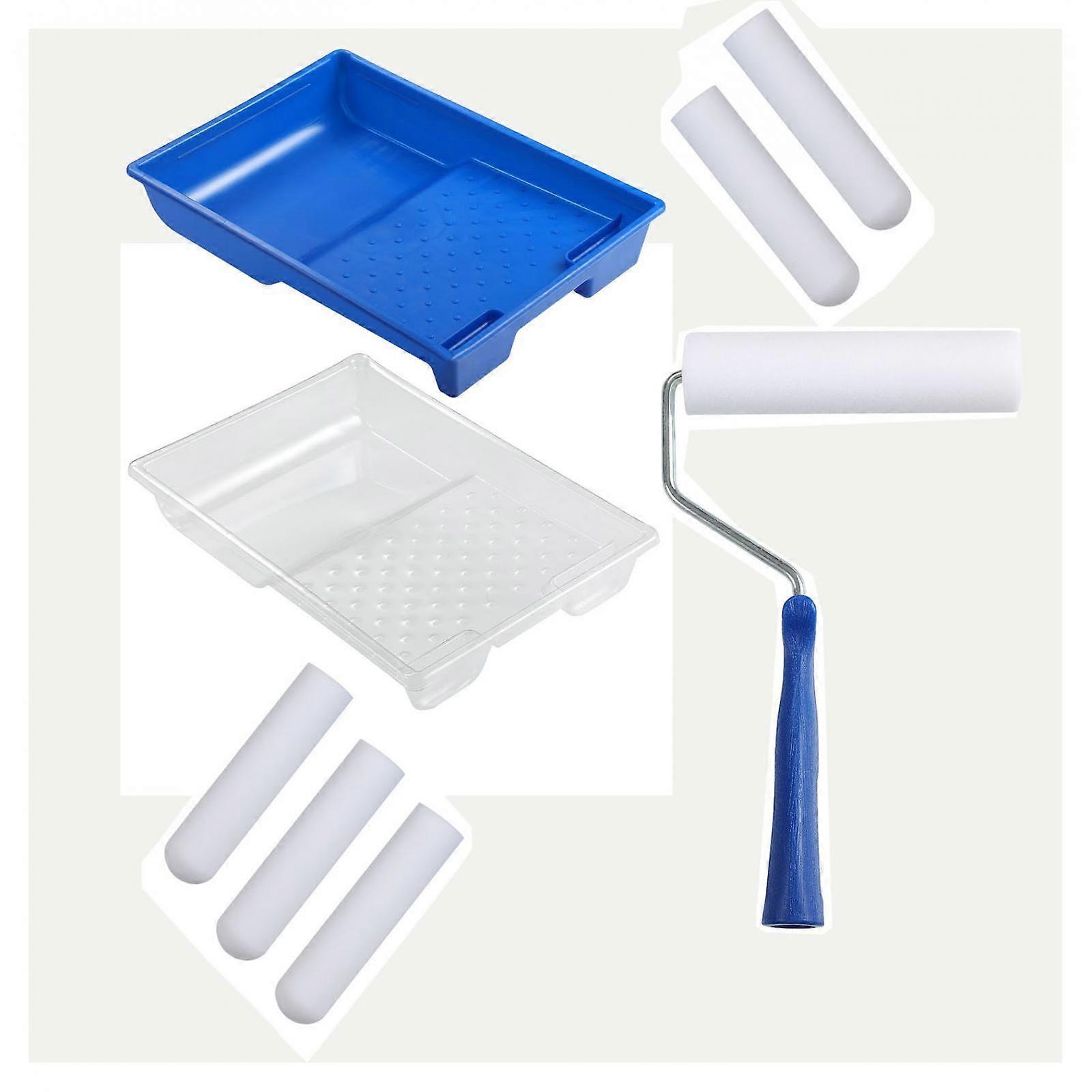 Mini Paint Rollers with Tray Tiny Roller for Details House Painting Projects