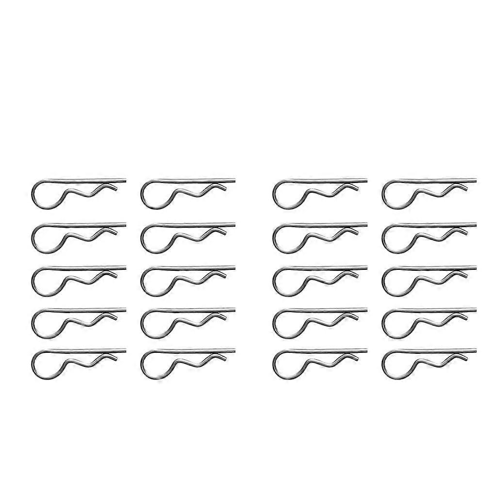 20x Pak RVS Split Pins Clip Retainer Spring Navy