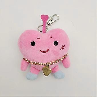 Kpop Stray Kids PIPI Heart Plush Toy Keychain Keyring Bag