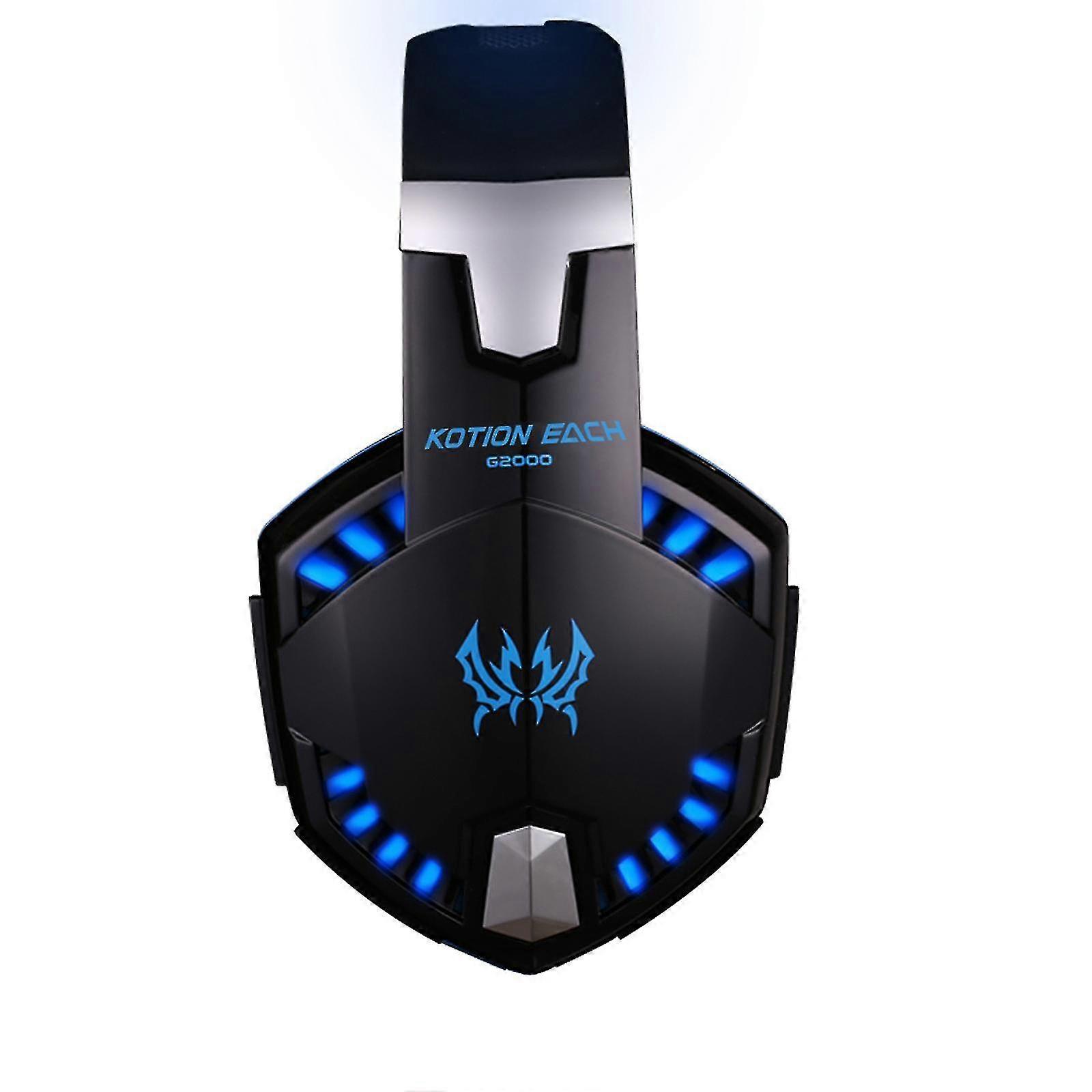 G2000 Led Headset Headphones Laptop Desktop Computer Game Music Earphone Mic SY