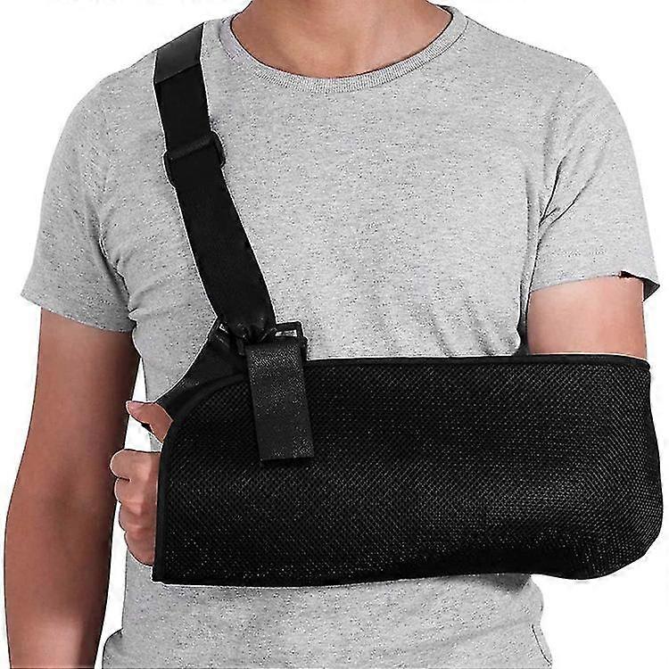 Arm Sling,shoulder Immobilizer Adjustable Arm Support Strap For Broken Wrist, Elbow, Arm, Dislocated Shoulder-one Size