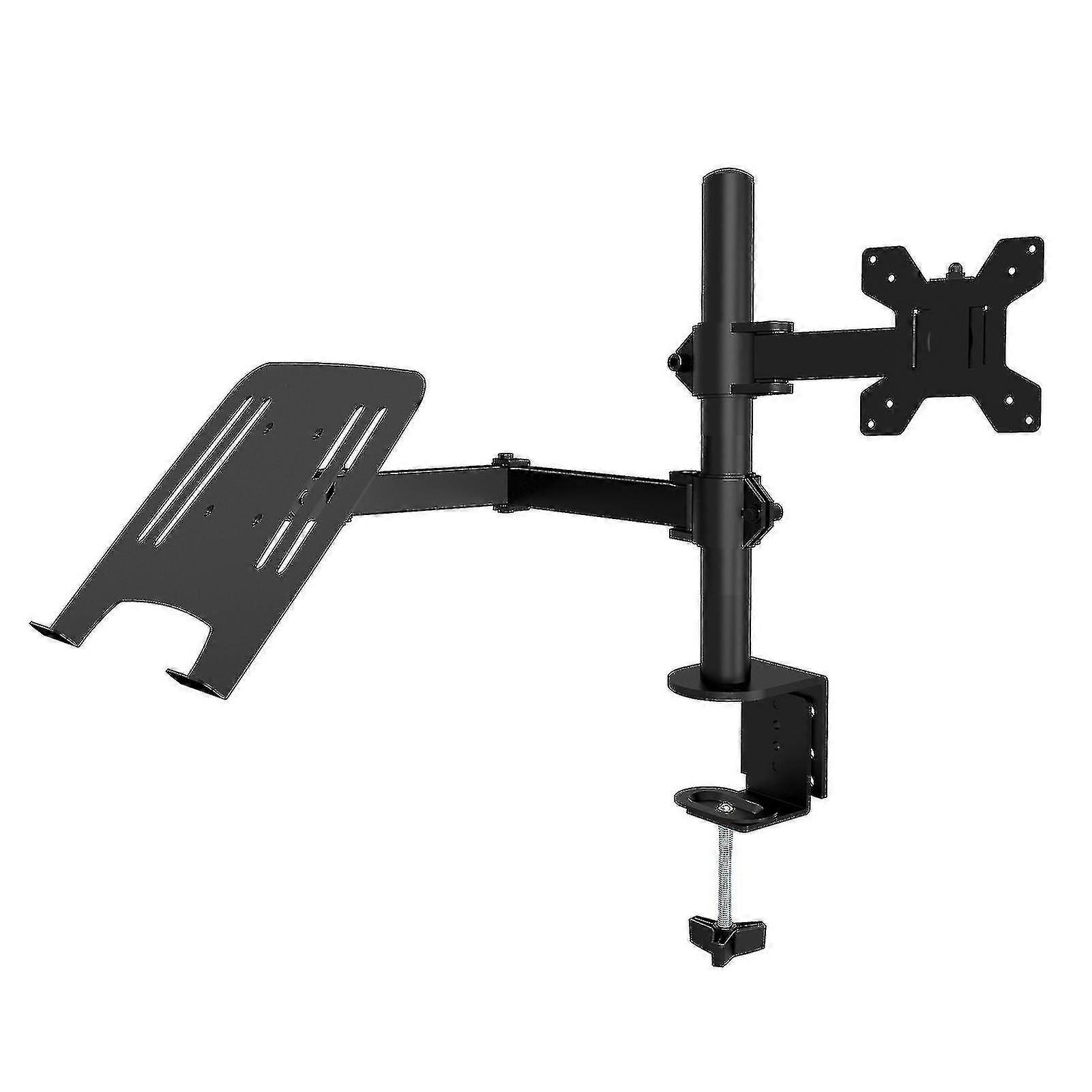 Monitor Stand With Laptop Holder Workstation 13 To 27inch Notebook